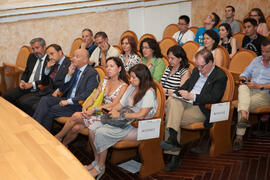 Asistentes a la inauguración de las jornadas. Olimpiada Española de Economía, Fase Nacional. Sala Unicaja de Conciertos María Cristina. Málaga. Junio de 2015