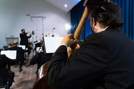 Concierto de Bandas Sonoras de la 30 edición de Fancine de la Universidad de Málaga. Auditorio de la Escuela Técnica de Ingeniería de Telecomunicaciones e Informática. Noviembre de 2020