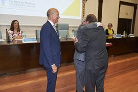 Reconocimiento a personal jubilado. Celebración del 50 Aniversario de la Facultad de Medicina de la Universidad de Málaga. Facultad de Medicina. Octubre de 2022