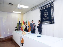 Toma de posesión de Ana José Cisneros Ruiz como nueva decana de la Facultad de Ciencias Económicas y Empresariales de la Universidad de Málaga. Campus de El Ejido. Enero de 2025
