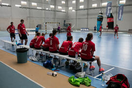 Partido Universidad de Oslo - Universidad de Colonia. Categoría femenina. Campeonato Europeo Universitario de Balonmano. Antequera. Julio de 2017