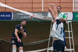 Partido UCAM - Universidad de Almería. Campeonato de España Universitario de Voleibol. Complejo Polideportivo Universitario. Abril de 2018