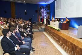 Discurso de investidura de Andrea Goldsmith como doctora "Honoris Causa" por la Escuela Técnica Superior de Ingeniería de Telecomunicación de la Universidad de Málaga. Paraninfo. Octubre de 2024