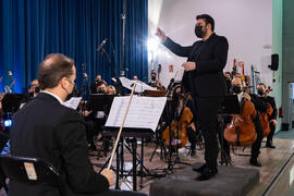 Concierto de Bandas Sonoras de la 30 edición de Fancine de la Universidad de Málaga. Auditorio de la Escuela Técnica de Ingeniería de Telecomunicaciones e Informática. Noviembre de 2020