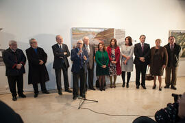 Inauguración de la exposición "Paisajes Andaluces", de Eugenio Chicano. Museo del Patrimonio Municipal. Diciembre de 2016