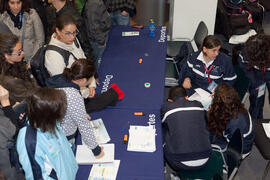 Entrega de diplomas. 4º Congreso Internacional de Actividad Físico-Deportiva para Mayores. Escuela Técnica Superior de Ingeniería Informática y Telecomunicaciones. Marzo de 2011
