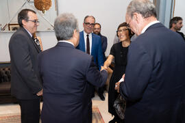 Recibimiento de autoridades. Apertura del Curso Académico 2019-2020 de la Escuela Técnica Superior de Arquitectura de la Universidad de Málaga. Teatro Cervantes. Octubre de 2019