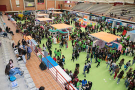 Jornadas de Puertas Abiertas de la Universidad de Málaga. Complejo Polideportivo Universitario. Abril de 2018