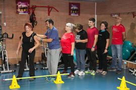 Taller de danzas colectivas. 7º Congreso Internacional de Actividad Física Deportiva para Mayores. Escuela Técnica Superior de Ingeniería de Telecomunicaciones y de Informática. Noviembre de 2017
