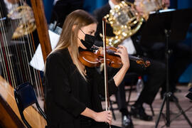 Concierto de Bandas Sonoras de la 30 edición de Fancine de la Universidad de Málaga. Auditorio de la Escuela Técnica de Ingeniería de Telecomunicaciones e Informática. Noviembre de 2020