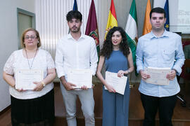 Ganadores de los Premios Extraordinarios. Facultad de Ciencias Económicas y Empresariales. Junio de 2018