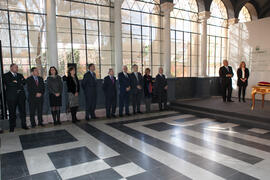 Toma de posesión de D. José Ángel Narváez Bueno como Rector de la Universidad de Málaga. Palacio de San Telmo, Sevilla. Enero de 2016