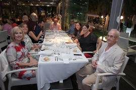 Cena Homenaje a profesores y PAS jubilados de la Facultad de Económicas. Restaurante El Palmeral. Septiembre de 2015