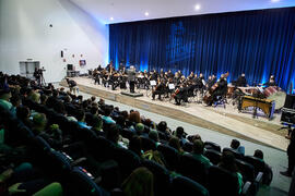 Concierto de Bandas Sonoras de la 31 edición de Fancine de la Universidad de Málaga. Auditorio de la Escuela Técnica de Ingeniería de Telecomunicaciones e Informática. Noviembre de 2021