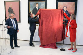 Presentación del cuadro de la rectora Adelaida de la Calle en la Galería de Rectores de la Universidad de Málaga. Edificio del Rectorado. Marzo de 2019