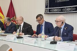 Intervención de Eugenio José Luque. Presentación del libro "50 años de doctores Honoris Causa por la Universidad de Málaga". Facultad de Ciencias Económicas y Empresariales. Febrero de 2024