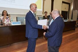 Reconocimiento a personal jubilado. Celebración del 50 Aniversario de la Facultad de Medicina de la Universidad de Málaga. Facultad de Medicina. Octubre de 2022