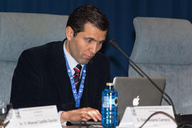 Elvis Álvarez Carrero. Panel de expertos del 4º Congreso Internacional de Actividad Físico-Deportiva para Mayores. Escuela Técnica Superior de Ingeniería Informática y Telecomunicaciones. Marzo de 2011