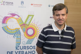 Luis Martínez. Curso "Agua y desarrollo sostenible en un contexto de cambio climático". Cursos de verano 2019 de la Universidad de Málaga. Marbella. Julio de 2019