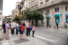 Visita anual de la conferencia de la RedOTRI en el centro histórico de Málaga. Junio de 2010