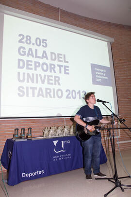 Gala del deporte de la Universidad de Málaga. Facultad de Ciencias de la Comunicación. Mayo de 2013