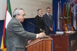 Intervención de José Ángel Narváez. Toma de posesión de nuevos catedráticos y profesores titulares de la Universidad de Málaga. Paraninfo. Noviembre de 2023