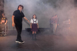 Ensayos para la Gala Inaugural de la XXIV edición de Fancine de la Universidad de Málaga. Teatro Cervantes. Noviembre de 2014