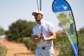 Jugador de la Universidad de Mannheim. Campeonato Europeo de Golf Universitario. Antequera. Junio de 2019