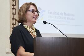 Yolanda García Calvente. 50 Aniversario de la Facultad de Medicina de la Universidad de Málaga. Facultad de Medicina. Octubre de 2022