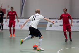 Partido Georgia contra Alemania. 14º Campeonato del Mundo Universitario de Fútbol Sala 2014 (FUTSAL). Antequera. Julio de 2014