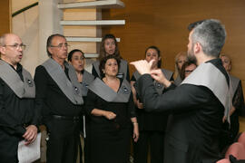 Coro Oficial de la Universidad de Málaga. Investidura de Heliodoro Carpintero Capell como Doctor "Honoris Causa" por la Facultad de Psicología de la Universidad de Málaga. Edificio del Rectorado. Mayo de 2019