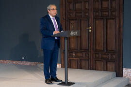 Intervención de D. José Ángel Narváez Bueno en su toma de posesión como Rector de la Universidad de Málaga. Palacio de San Telmo, Sevilla. Enero de 2020