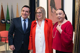 Presentación del cuadro de la rectora Adelaida de la Calle en la Galería de Rectores de la Universidad de Málaga. Edificio del Rectorado. Marzo de 2019
