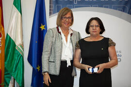 Homenaje a los jubilados y al personal que cumple 25 años de servicio en la Universidad de Málaga. Paraninfo. Octubre de 2012