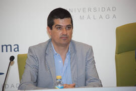 Presentación de Fernando Ocaña como nuevo director del Fancine. Rectorado. Septiembre de 2010