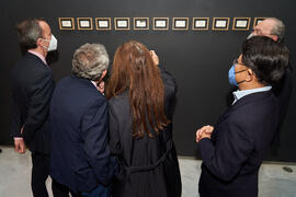 Inauguración de la exposición "Why not Korea?". Edificio del Rectorado de la Universidad de Málaga. Enero de 2022
