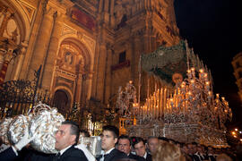 Procesión Magna Mariana con motivo del "Mater Dei". Centro histórico de Málaga. Septiembre de 2013