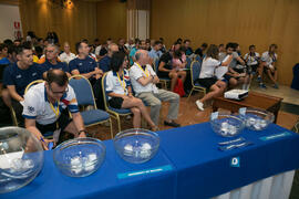Acto para el sorteo del calendario de competición. Campeonato Europeo Universitario de Balonmano. Antequera. Julio de 2017