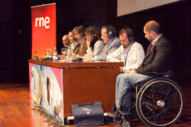 Programa de Radio Nacional de España "Juntos paso a paso". 3º Congreso Internacional de Actividad Físico-Deportiva para Mayores de la Universidad de Málaga. Palacio de Ferias y Congresos de Málaga. Marzo de 2009