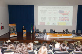 Congreso de deporte del 5º Congreso Internacional de actividad físico-deportiva para mayores de la Universidad de Málaga en la E.T.S.I . Marzo de 2013