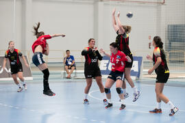 Partido Universidad de Oslo - Universidad de Colonia. Categoría femenina. Campeonato Europeo Universitario de Balonmano. Antequera. Julio de 2017