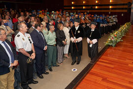 Rectores en la comitiva previa a la imposición de la Medalla de Oro de la Universidad de Córdoba a la Universidad de Málaga. Córdoba. Junio de 2022