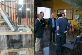 Exposición bibliográfica “Arqueología malagueña en la biblioteca”. Inauguración de las actividades con motivo del Día Internacional del Libro. Biblioteca General. Abril de 2018