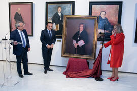 Presentación del cuadro de la rectora Adelaida de la Calle en la Galería de Rectores de la Universidad de Málaga. Edificio del Rectorado. Marzo de 2019