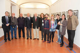 Inauguración de la exposición "Bienvenido-Arenas, imágenes de Málaga". Ateneo de Málaga. Mayo de 2012