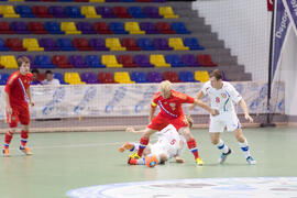 Partido Rusia contra República Checa. 14º Campeonato del Mundo Universitario de Fútbol Sala 2014 (FUTSAL). Antequera. Julio de 2014