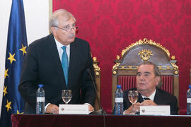 Intervención de José María Martín Delgado en el homenaje a Matías Cortés. Facultad de Derecho de la Universidad de Granada. Mayo de 2018