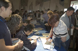Entrega de Certificados de Asistencia. 2º Congreso Internacional de Actividad Físico-Deportiva para Mayores de la Universidad de Málaga. Palacio de Ferias y Congresos de Málaga. Marzo de 2007