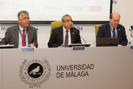 Ceremonia de apertura del XVI encuentro de rectores de Brasil, Portugal y España. Edificio del Rectorado. Octubre de 2015