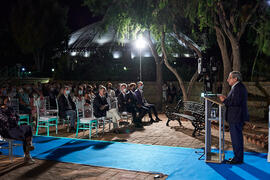 Discurso de José Ángel Narváez. Homenaje al personal jubilado o que cumple 25 años de servicio en la Universidad de Málaga. Jardín Botánico. Septiembre de 2021